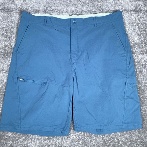 Reel Life Chino Shorts Men's XXL Blue Cargo‎ Quick Dry Fishing - Picture 1 of 8